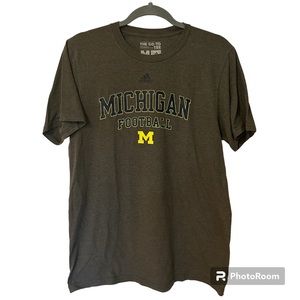 Adidas Michigan Football Graphic TShirt SZ M